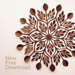 Download: Fall Leaves Doily Cut File