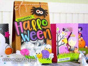 Project: Halloween Treat Bags with Scrapbooking Supplies