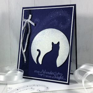 Project: Moonlight Cat Halloween Card