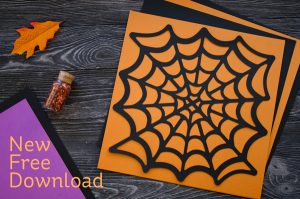 Download: Spider Web Die Cut