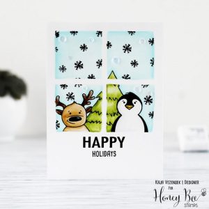 Project: One Layer Winter Window Card