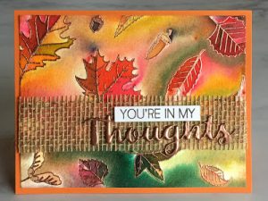 Project: Copper Embossed Leaves Card