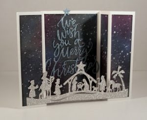 Tutorial: Double Gate Fold Nativity Card