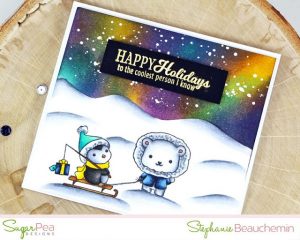 Project: Northern Light Polar Scene Card