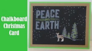 Project: Chalkboard Christmas Card