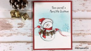 Project: Snowman Card with 3D Garland