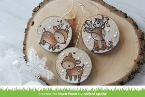 Project: Stamped Wood Ornaments