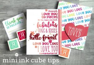 Tip: Make a Rainbow Ink Pad with Ink Cubes