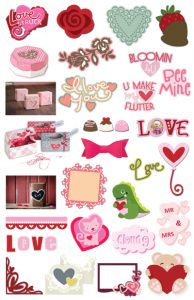 Download: 27 Valentine Die Cut Files