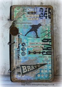 Project: Mixed Media Masculine Notebook Cover