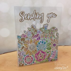 Project: Bold Flower Acetate Card