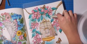 Tip: Using Pastels on Coloring Pages