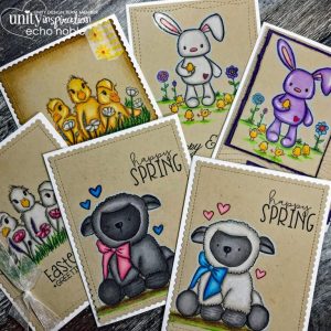 Technique: Easter Cards with Colored Pencils on Kraft Paper