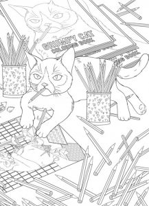 Download: Another Grumpy Cat Coloring Page