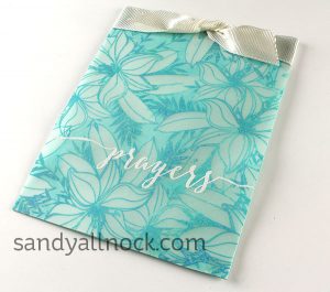 Project: Vellum Floral Patterned Card