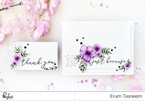 Project: Clean and Simple Flower Card and Tag