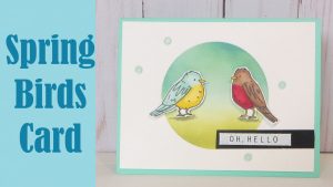 Tutorial: Blue Bird and Robin Card