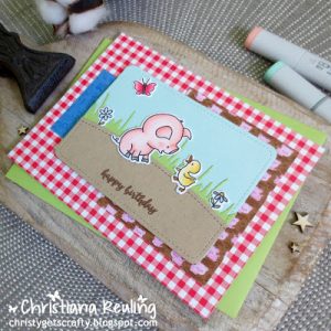 I Stamp Set used 4 Ways : Cute Pig Cards