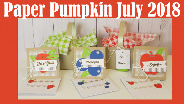 Giveaway and Review: Paper Pumpkin Kit for July 2018