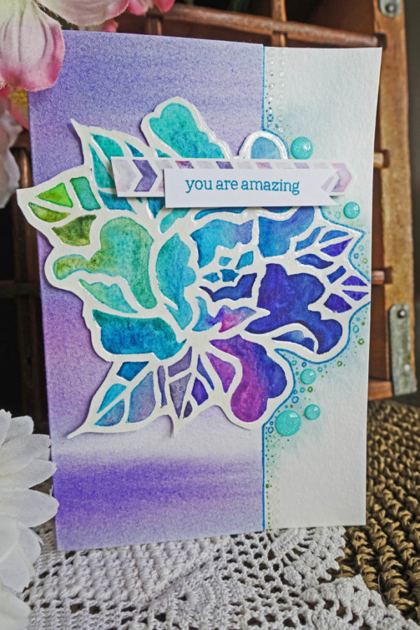 Negative Space Die Cut Coloring