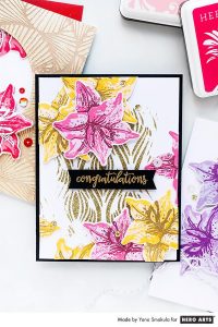 Tiger Lily Layering Stamps Cards