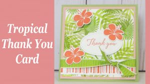 Tropical Thank You Card