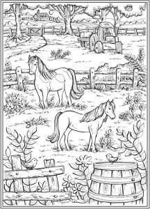 7 Country Life Coloring Pages