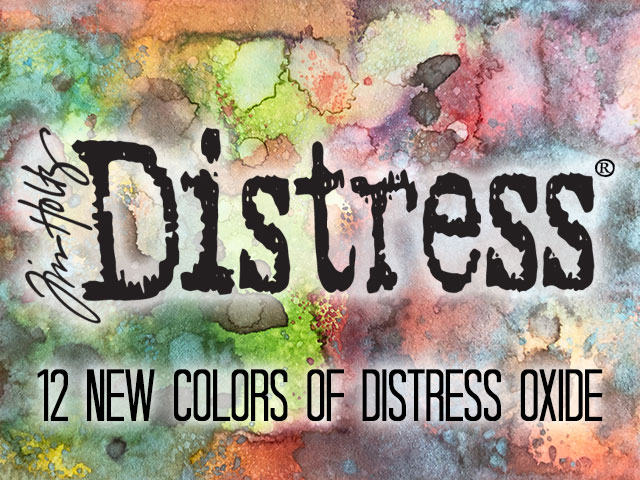 12 New Colors Of Distress Oxide Inks