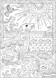 6 Sea Life Coloring Pages