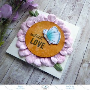 Large Flower Gatefold Card