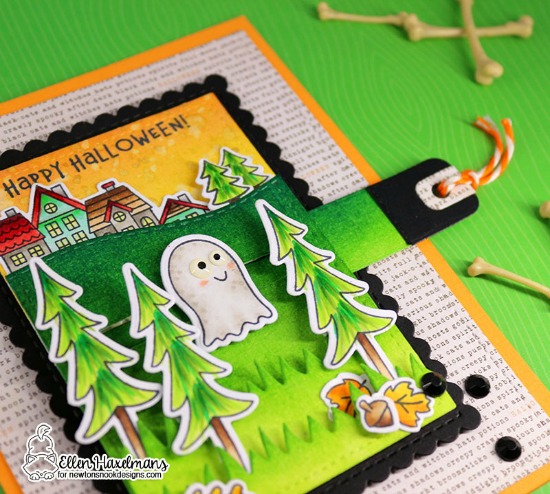 Halloween Ghost Slider Card