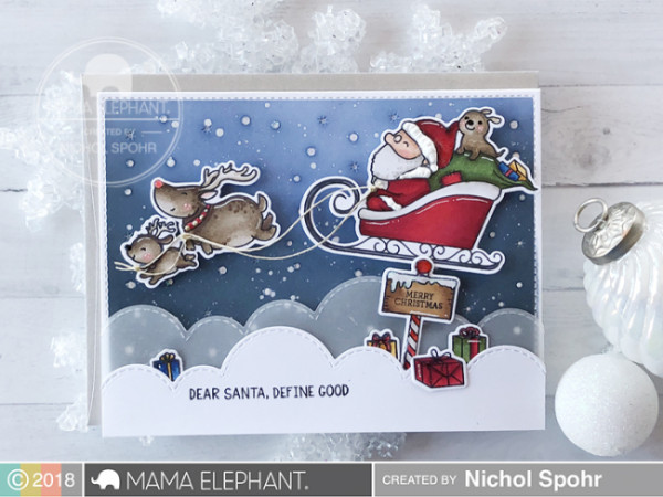 Santa's Sleigh Card