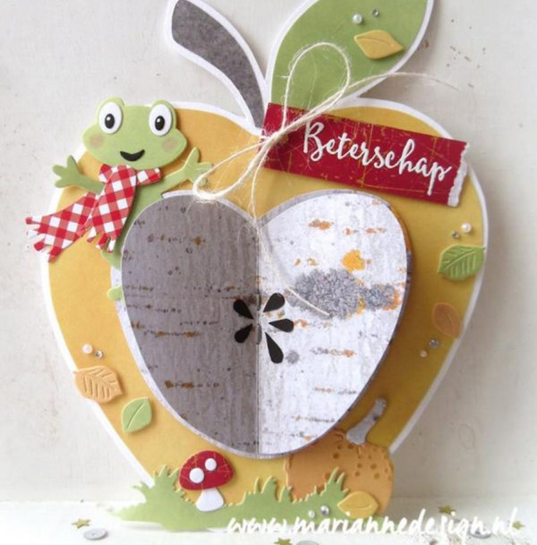 Apple Shaped Card