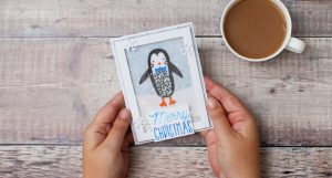 Penguin Shaker Card