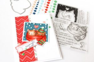 Holiday Cards with Pattern Papers