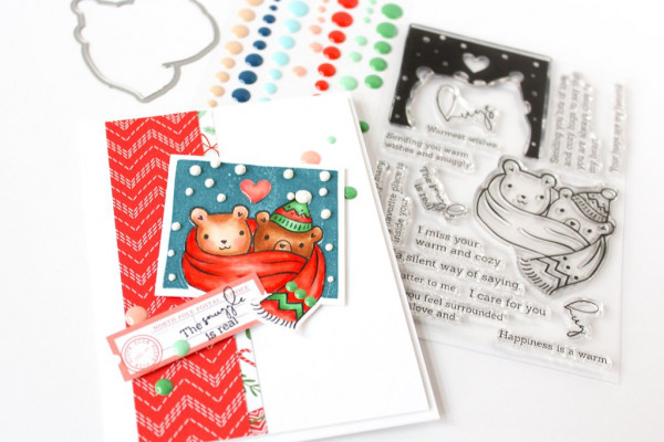 Holiday Cards with Pattern Papers