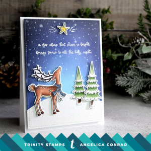 Christmas Deer Scene Cards