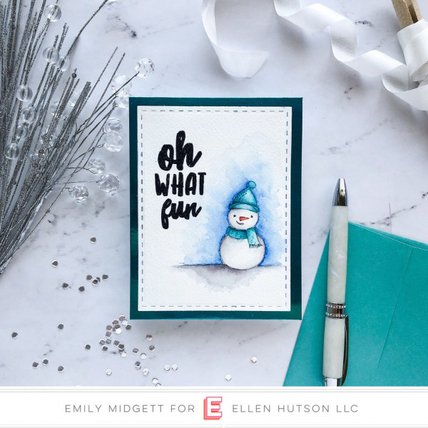 Add Snow to Cards with 3 Different Mediums