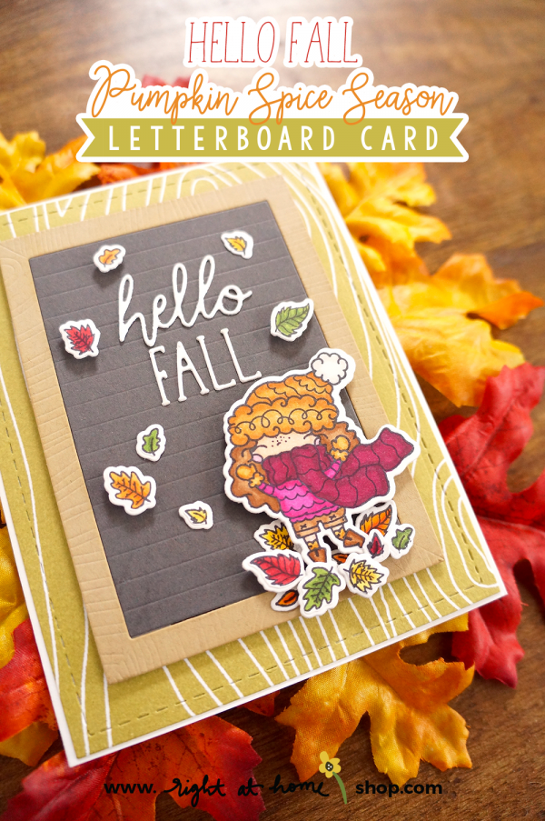 Letterboard Style Fall Card