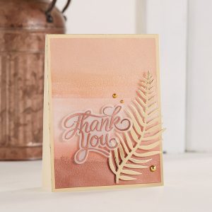 Metallic Ombre' Card