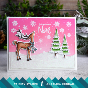 Christmas Deer Scene Cards