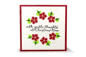 How to Stamp a Wreath