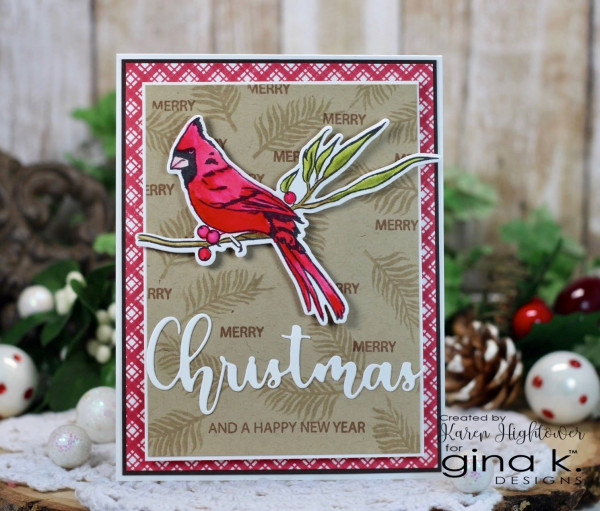 Cardinal Christmas Card