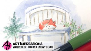 Snowy Fox Card