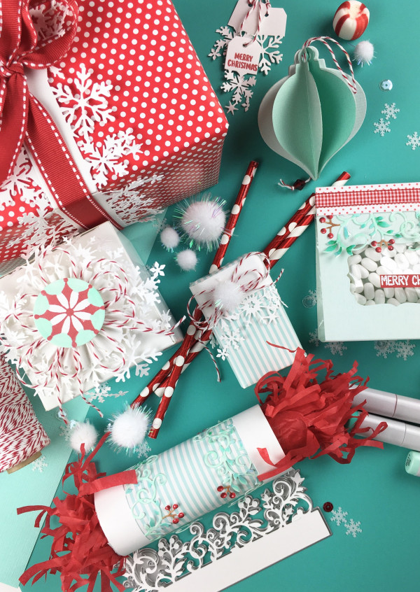 Gift Wrap and Ornaments Paper Craft Projects