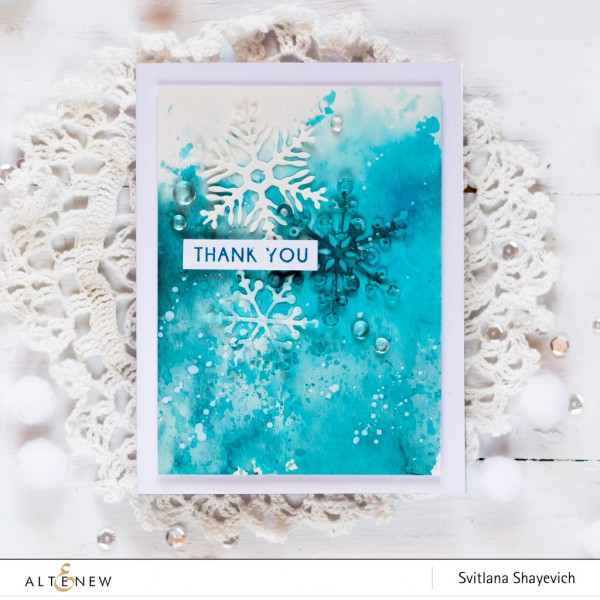 Winter Thank You Card