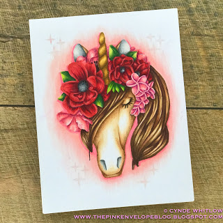 Unicorn Card Coloring