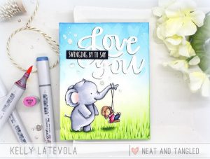 Elephant Valentine Card