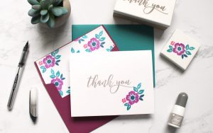 DIY Thank You Stamps