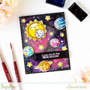 Galaxy Valentine Card